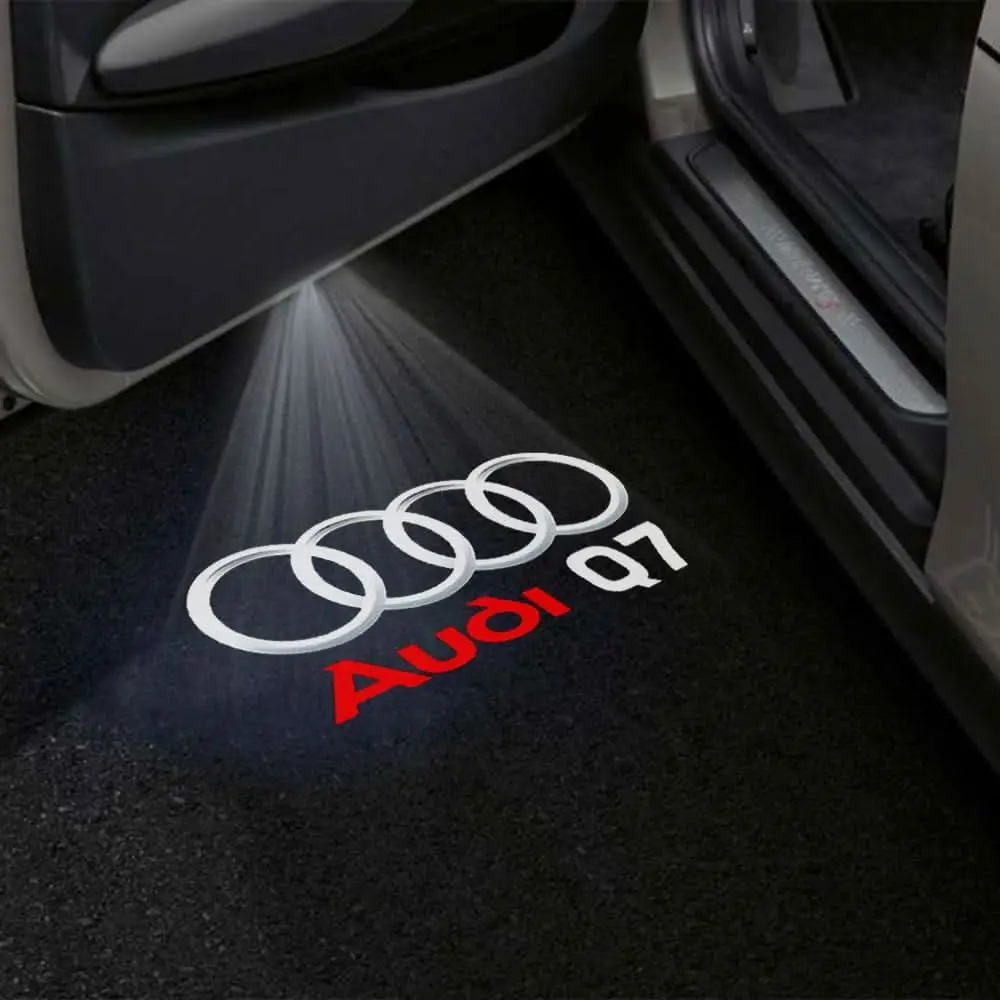 Audi Q7 Premium Door Puddle Lights Multiple Designs 2006-2015 1