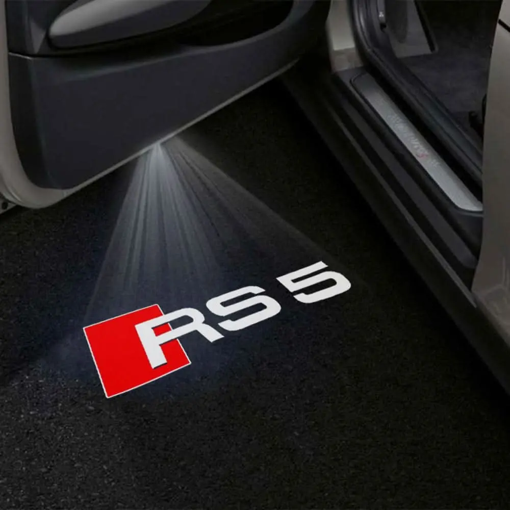 Audi Rs5 Premium Door Puddle Lights Multiple Designs 2010 - 2024 1