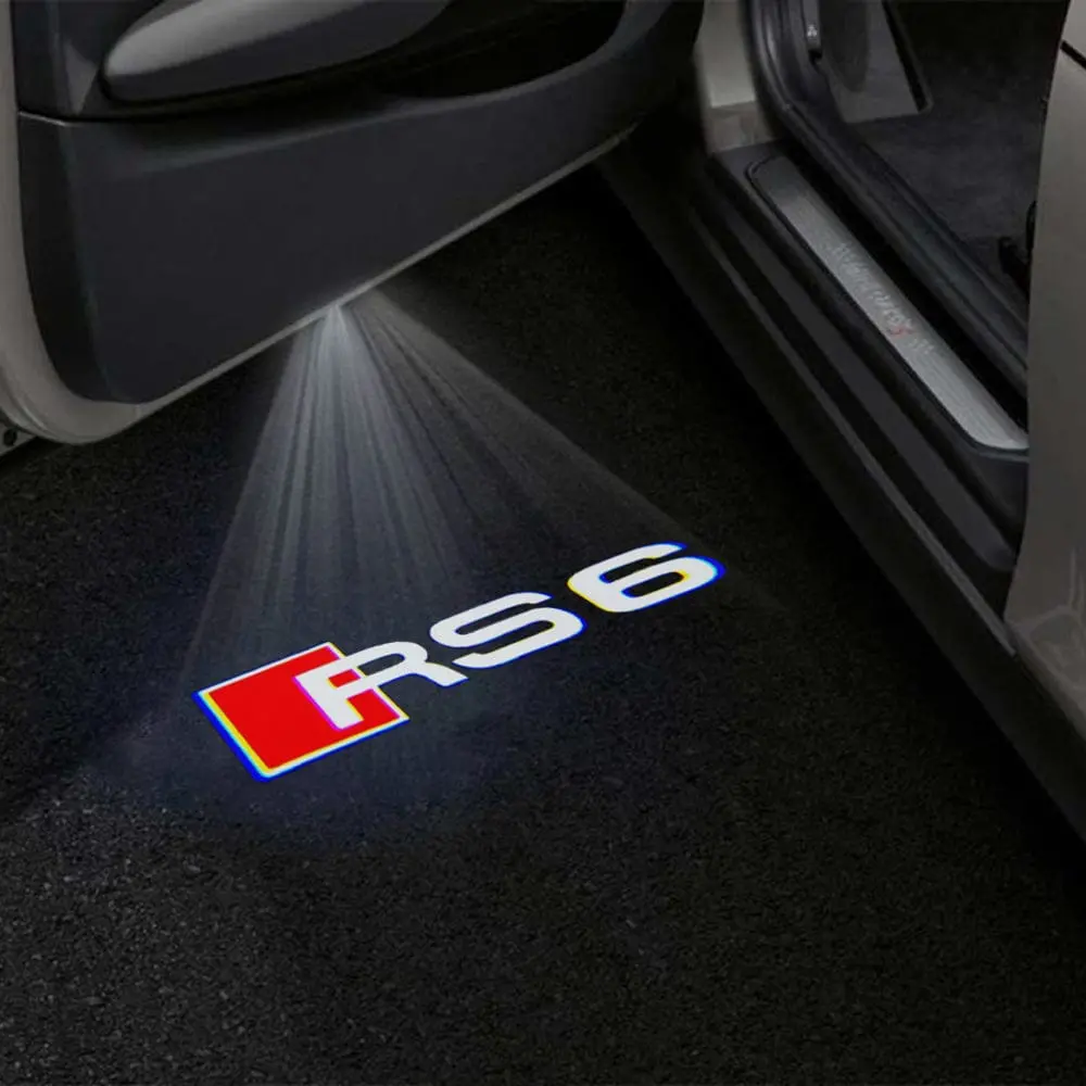 Audi Rs6 Premium Door Puddle Lights Multiple Designs 2002 - 2026 1