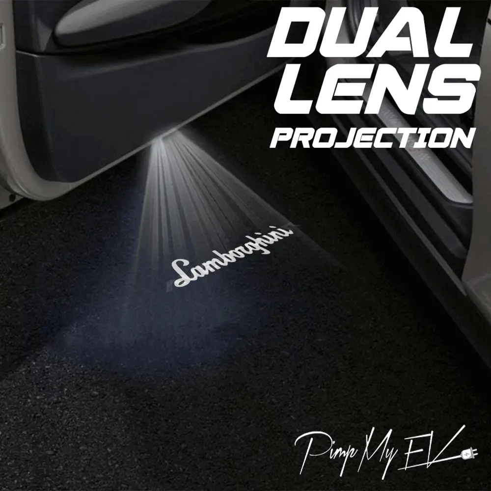 Lamborghini Aventador Dynamic Dual Lens Premium Door Puddle Lights Multiple Designs 2011-2022 1