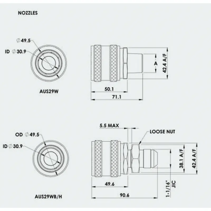 Banlaw Classic Crankcase Fluid Transfer Couplings 3