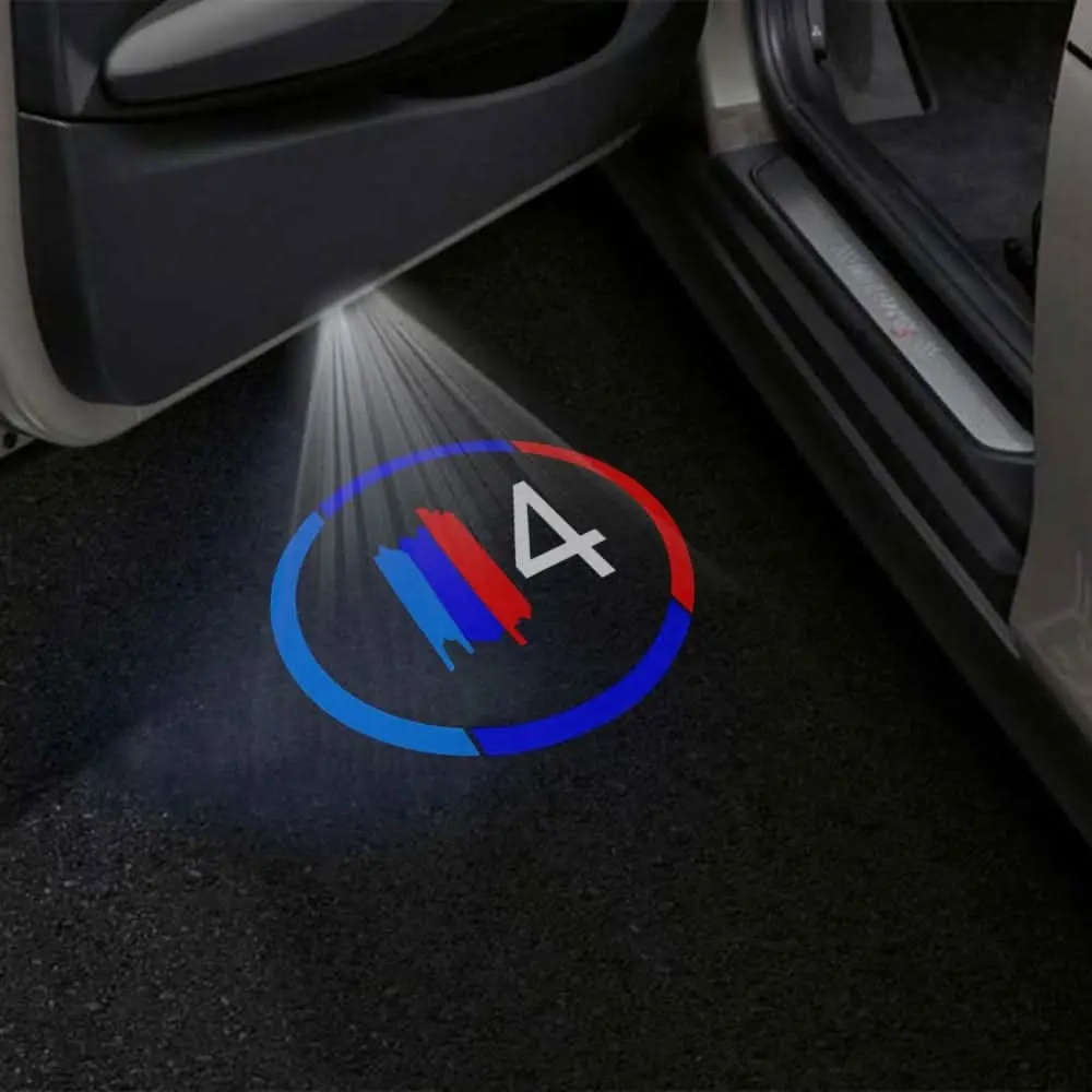 Bmw M4 2Nd Gen Premium Door Puddle Lights Multiple Designs 2020-2026 2