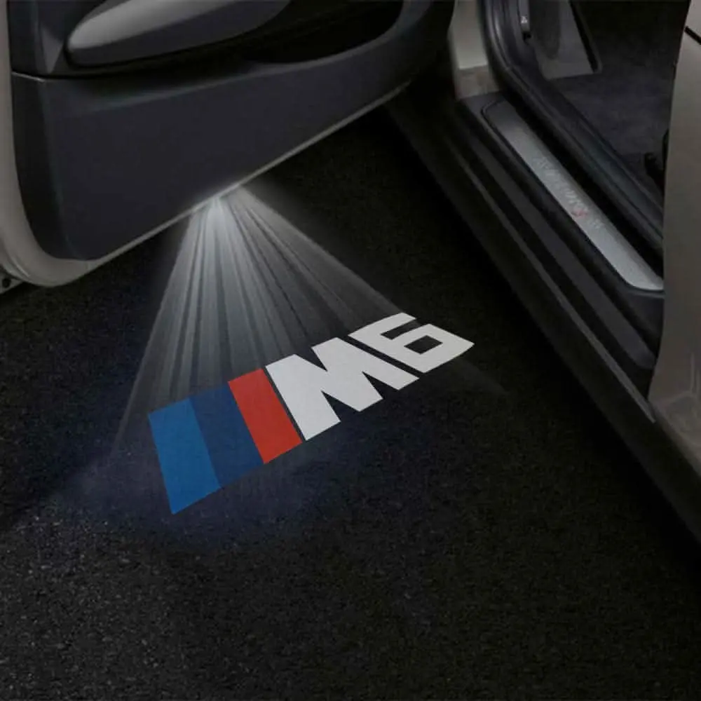 Bmw M6 Premium Door Puddle Lights Multiple Designs 2005-2019 1