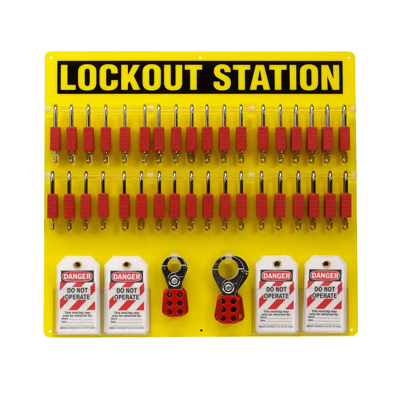 Brady 36 Lock Lockout Board 1