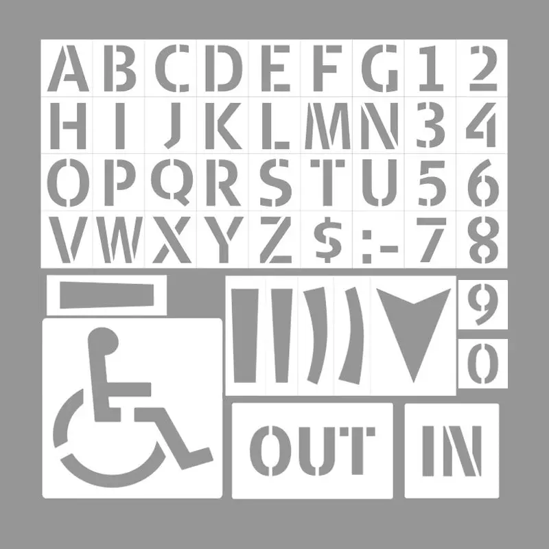 Brady Car Park Stencil Kit A44737 1