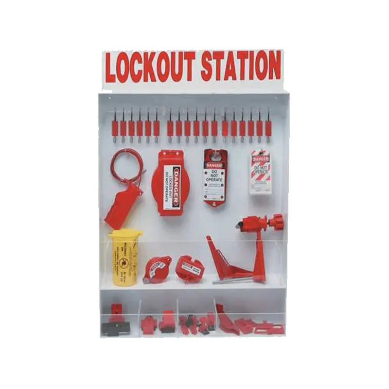 Brady Combination Wall Mount Lockout Station 1