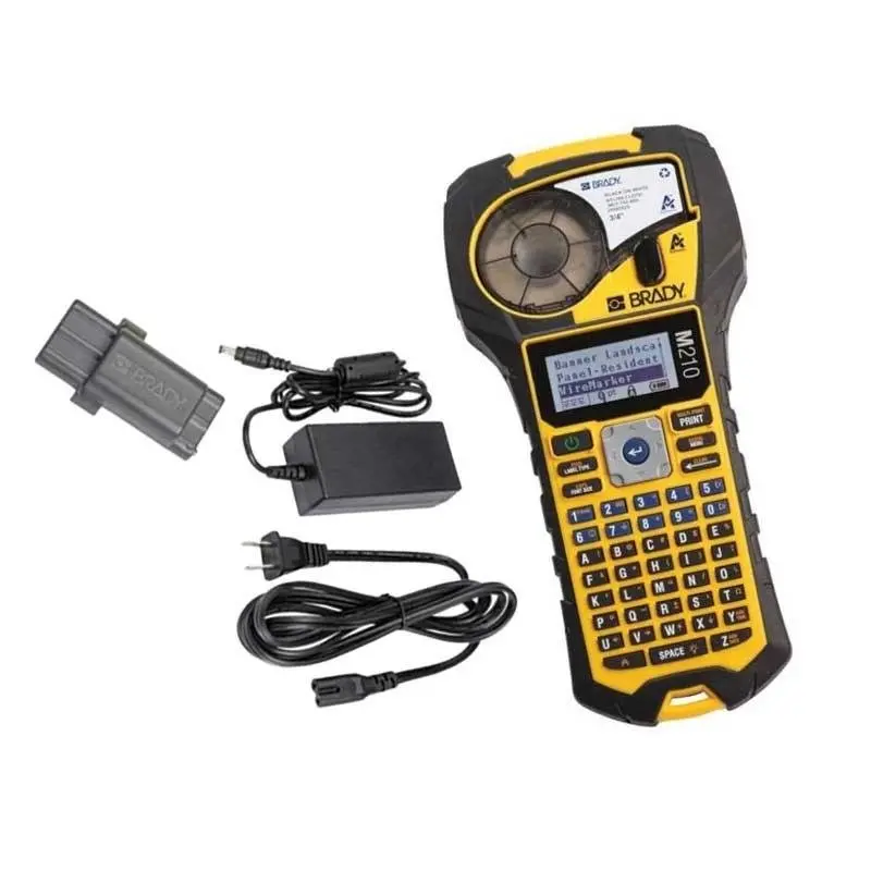 Brady M210 Label Printer Bundle With Battery & Ac Adapter 1