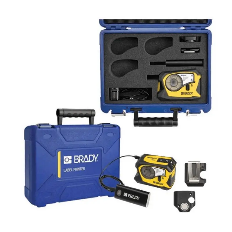 Brady M211 Printer + Hard Case + Power Pack + Belt Clip + Magnet Kit 1