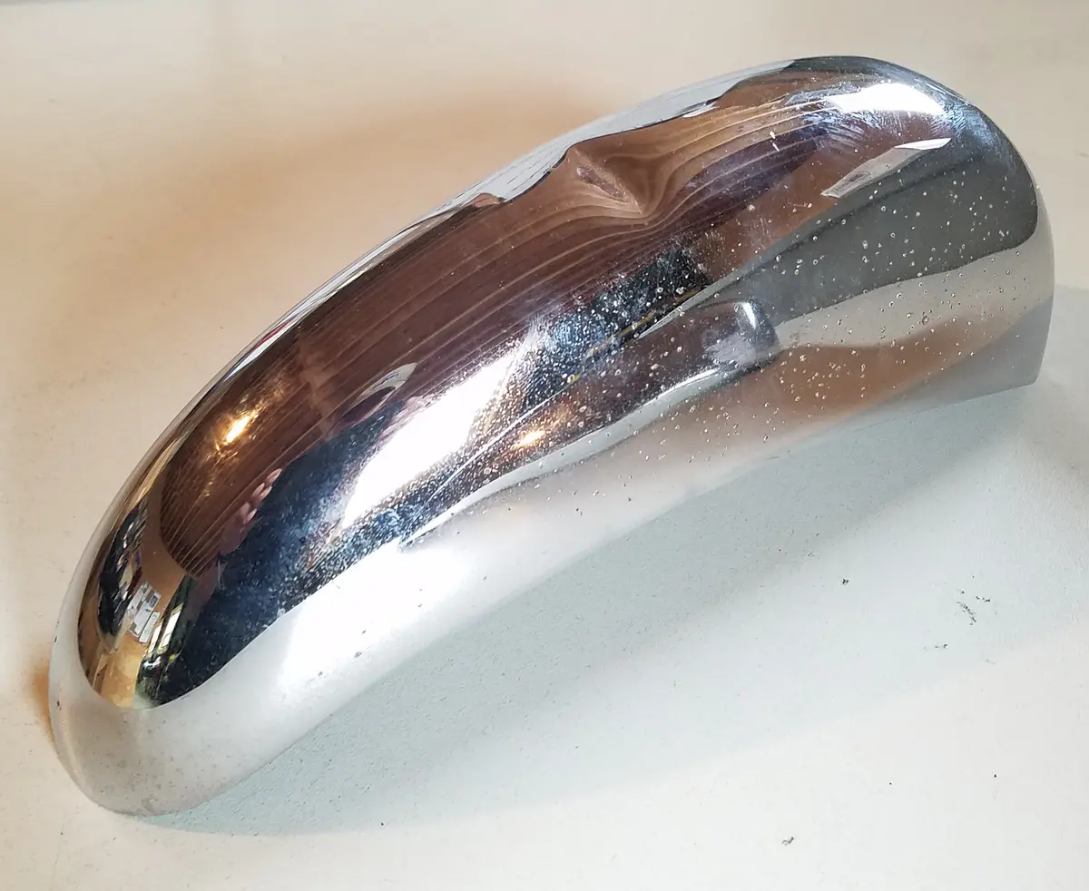 Used Original Rear Bumper Overrider (For Re-Chroming) 1