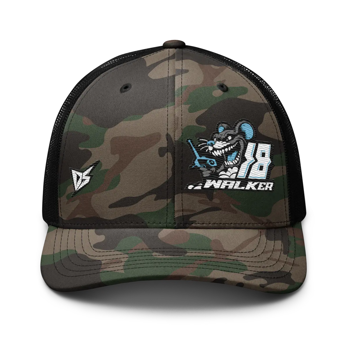 'Ready To Race' Dirt Oval Rc Racing Custom Embroidered Snapback Camouflage Trucker Cap V1 1