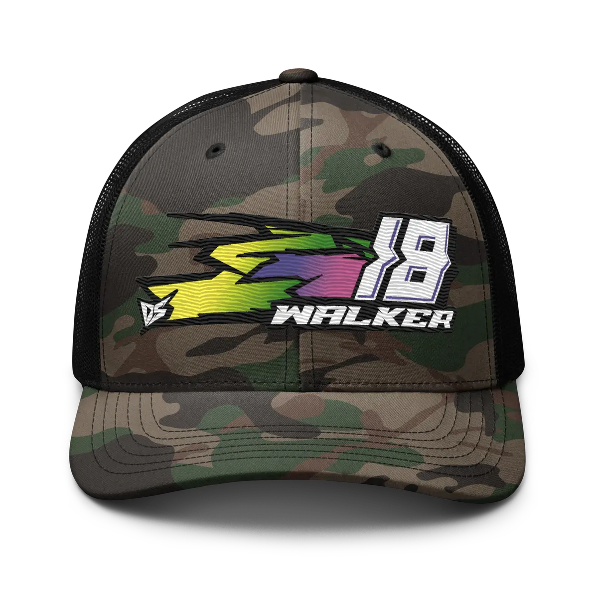 'Hyper' Dirt Oval Rc Racing Custom Embroidered Snapback Trucker Cap 1