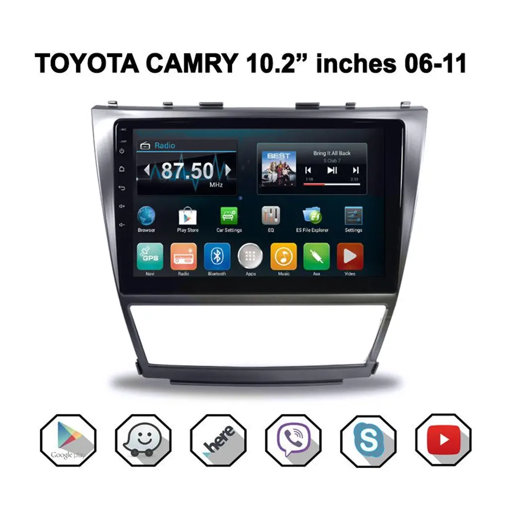 Toyota Camry 2006 - 2011 Model Car Android Stereo Head Unit 10.2 Inches 1