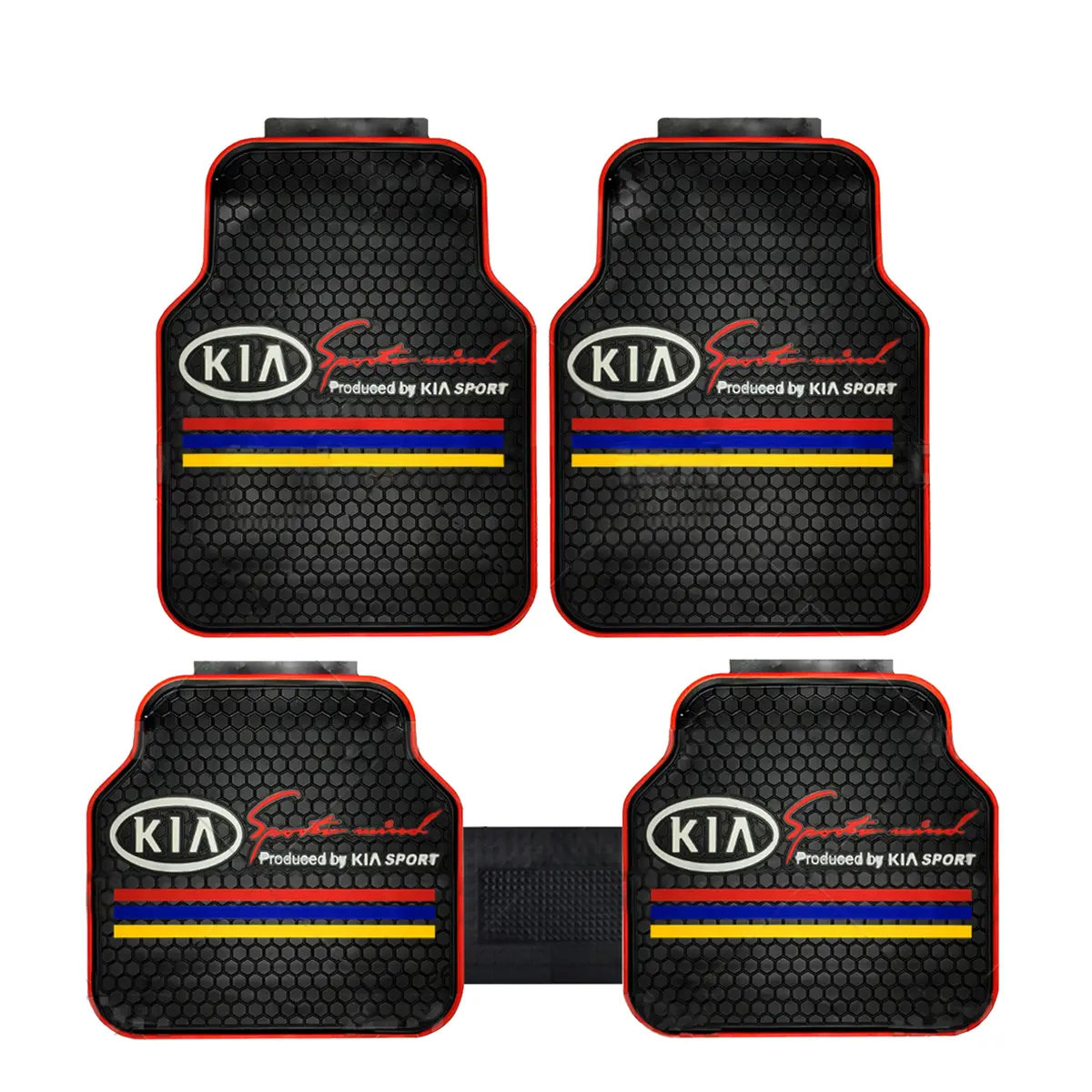 Kia Universal Car Floor Premium Rubber Matting Protector / Guard (High Quality) 1