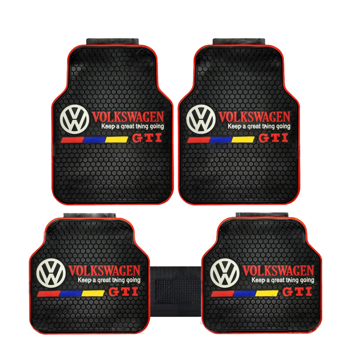 Volkswagen Universal Car Floor Premium Rubber Matting Protector / Guard (High Quality) 1