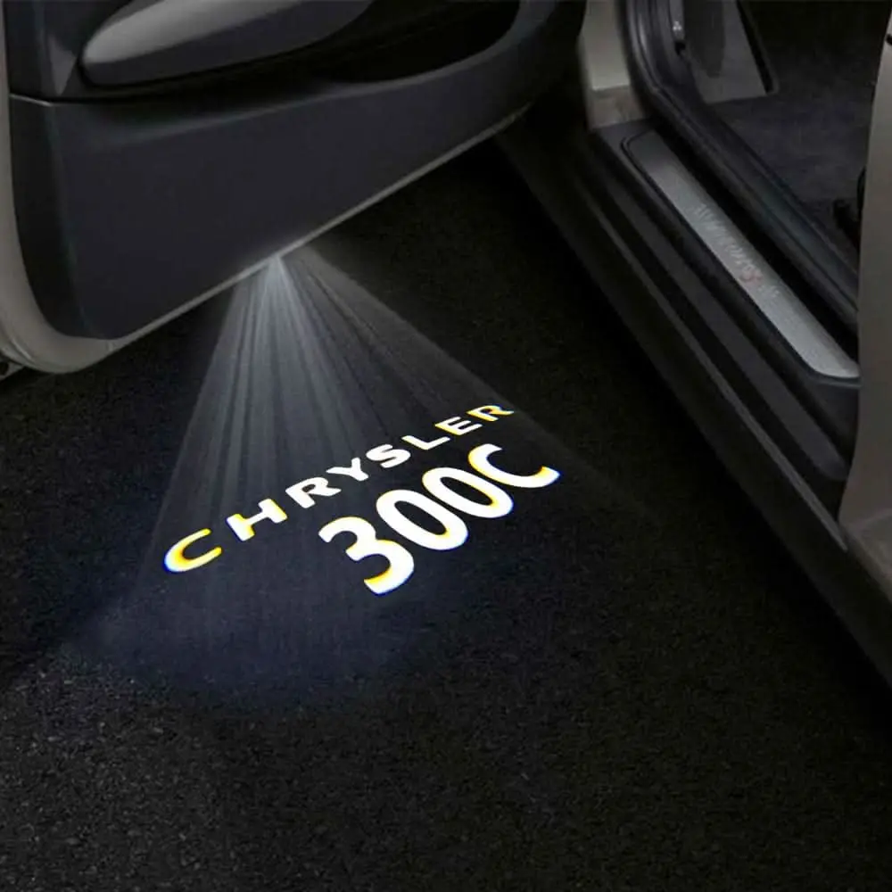 Chrysler Lancia Thema Premium Door Puddle Lights Multiple Designs 2011-2014 4