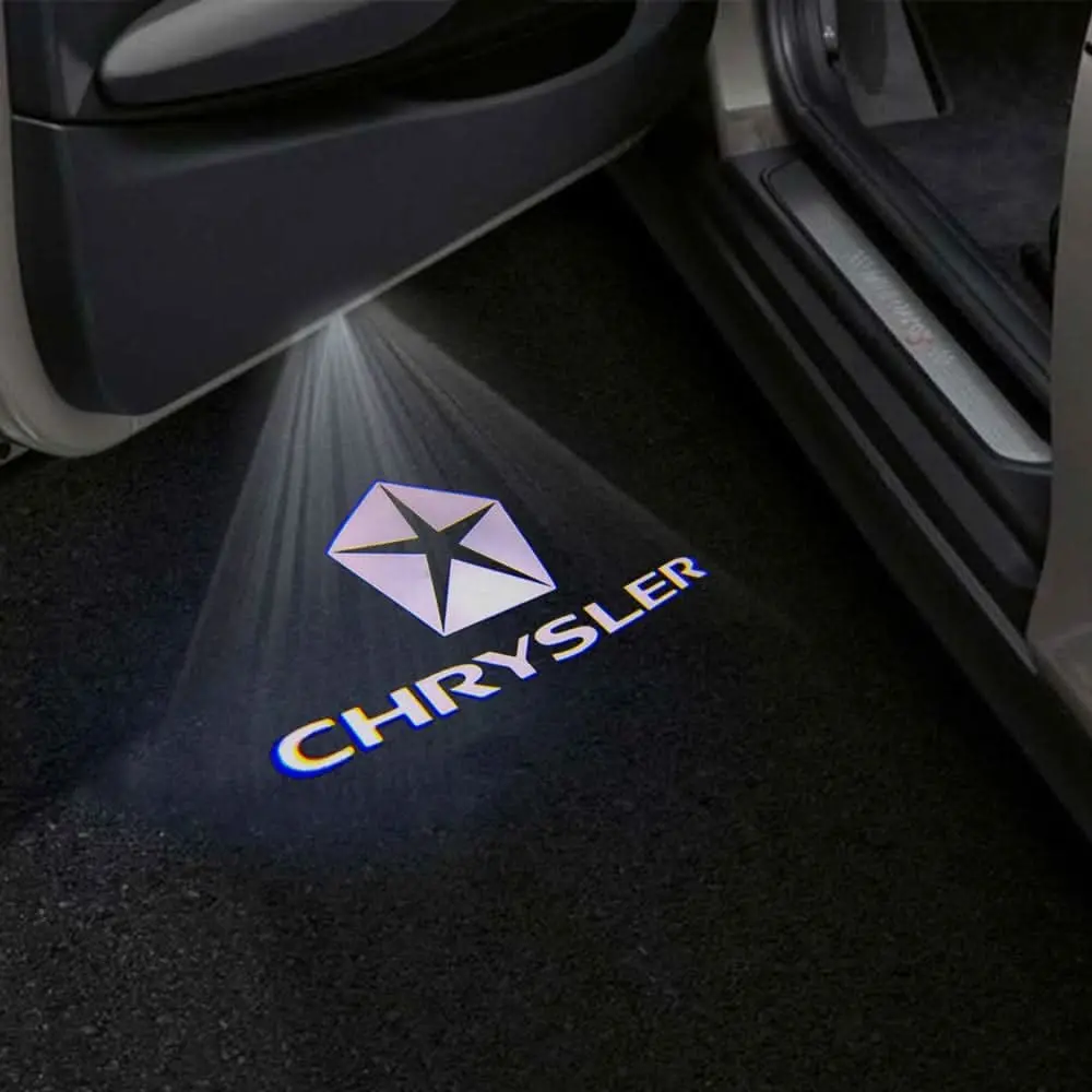 Chrysler Lancia Thema Premium Door Puddle Lights Multiple Designs 2011-2014 7