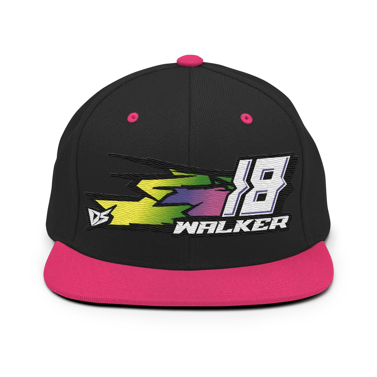 'Hyper' Dirt Oval Rc Racing Custom Embroidered Snapback Cap 4