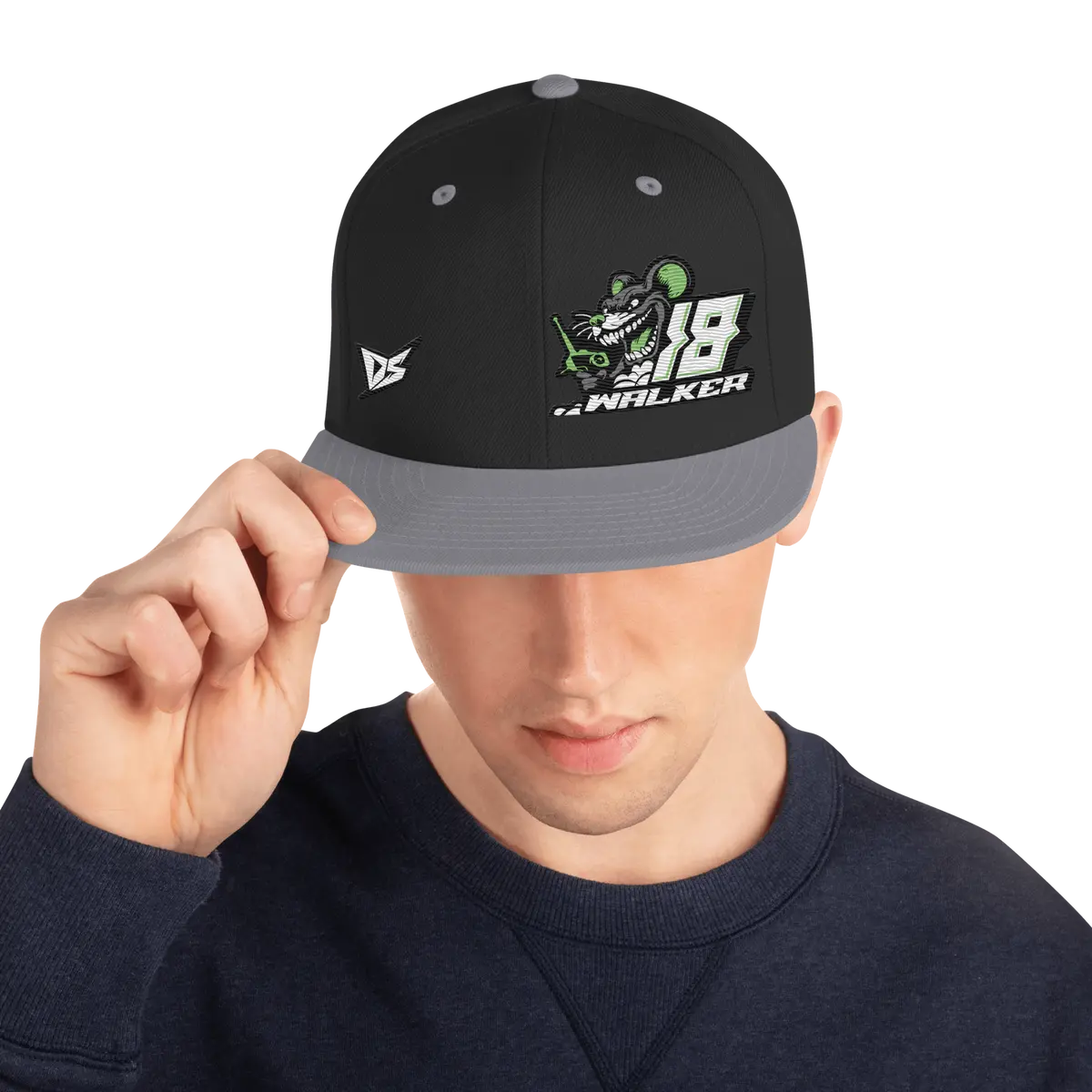 'Ready To Race' Dirt Oval Rc Racing Custom Embroidered Snapback Hat Cap V3 3