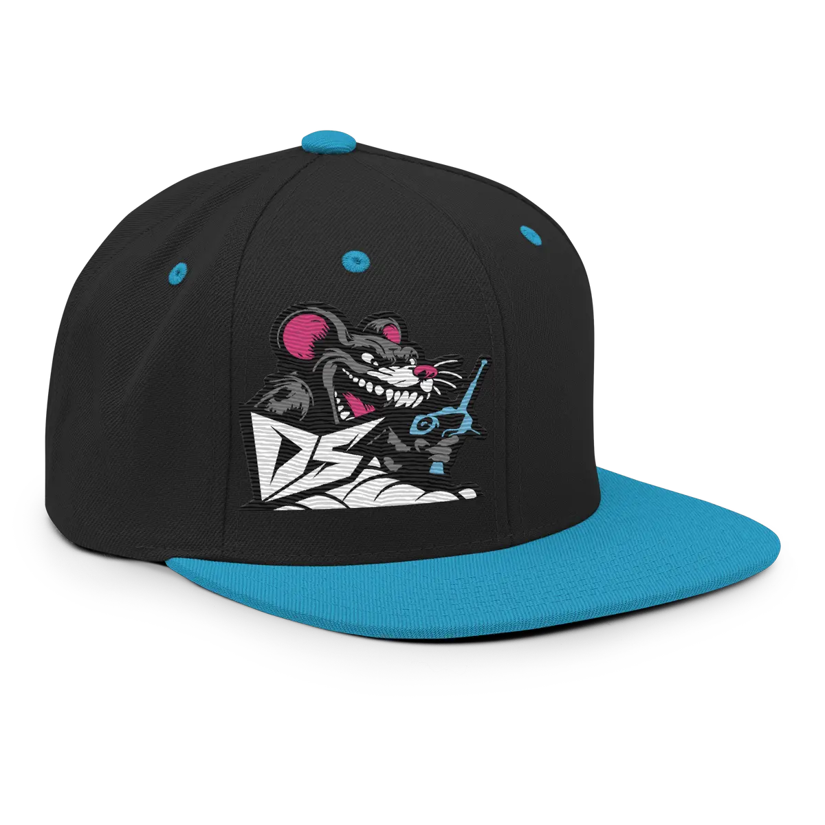 Darkside Studios Company Logo Dirt Oval Rc Racing Custom Embroidered Snapback Cap 1