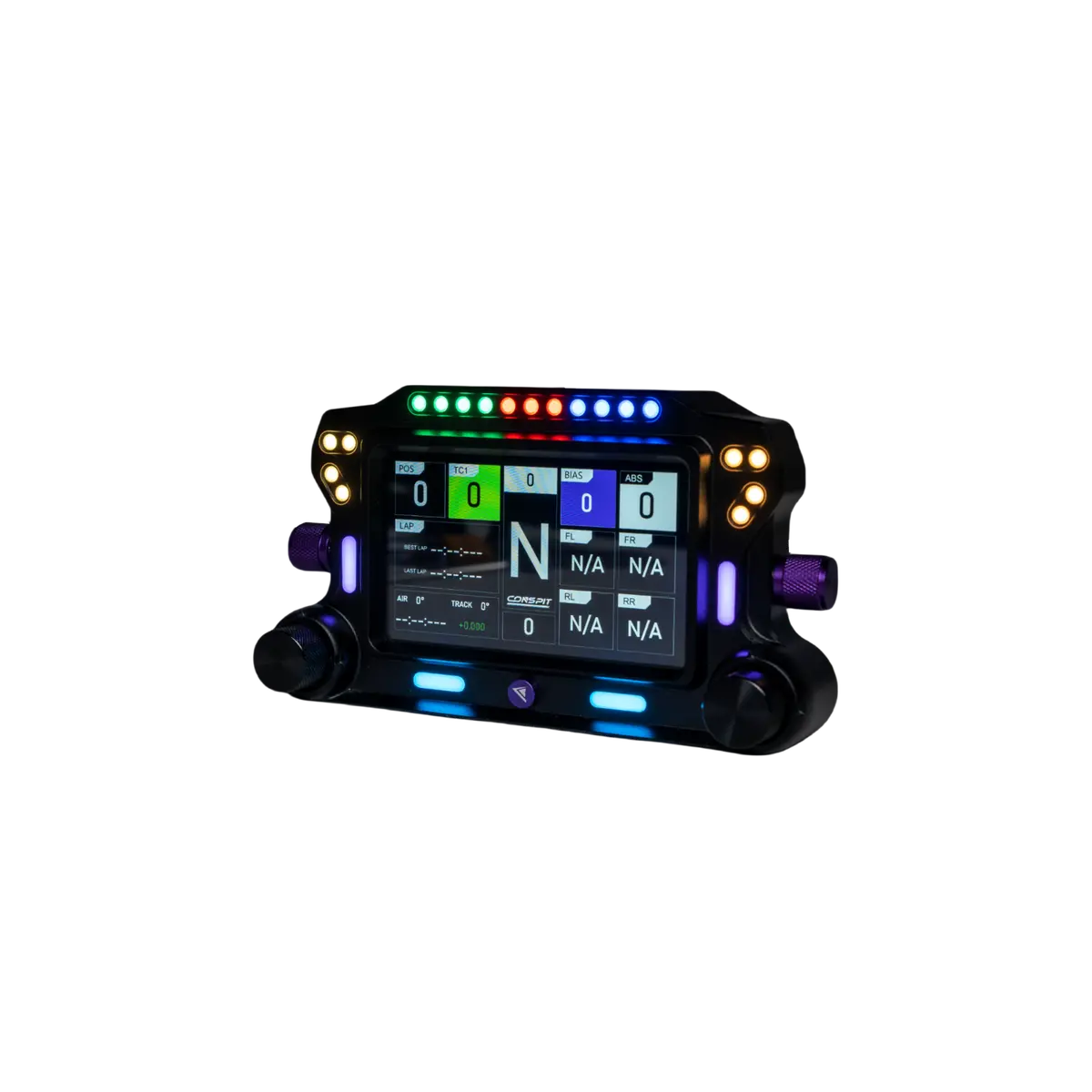 Conspit Csd Simhub Dashboard – 5″ Ips Race Display With Rgb Alerts 1