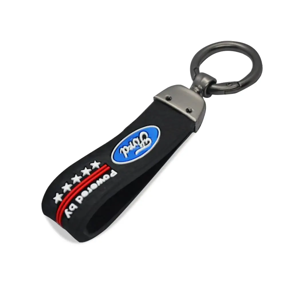 Ford Car Logo Rubber Key Chain Key Ring 1
