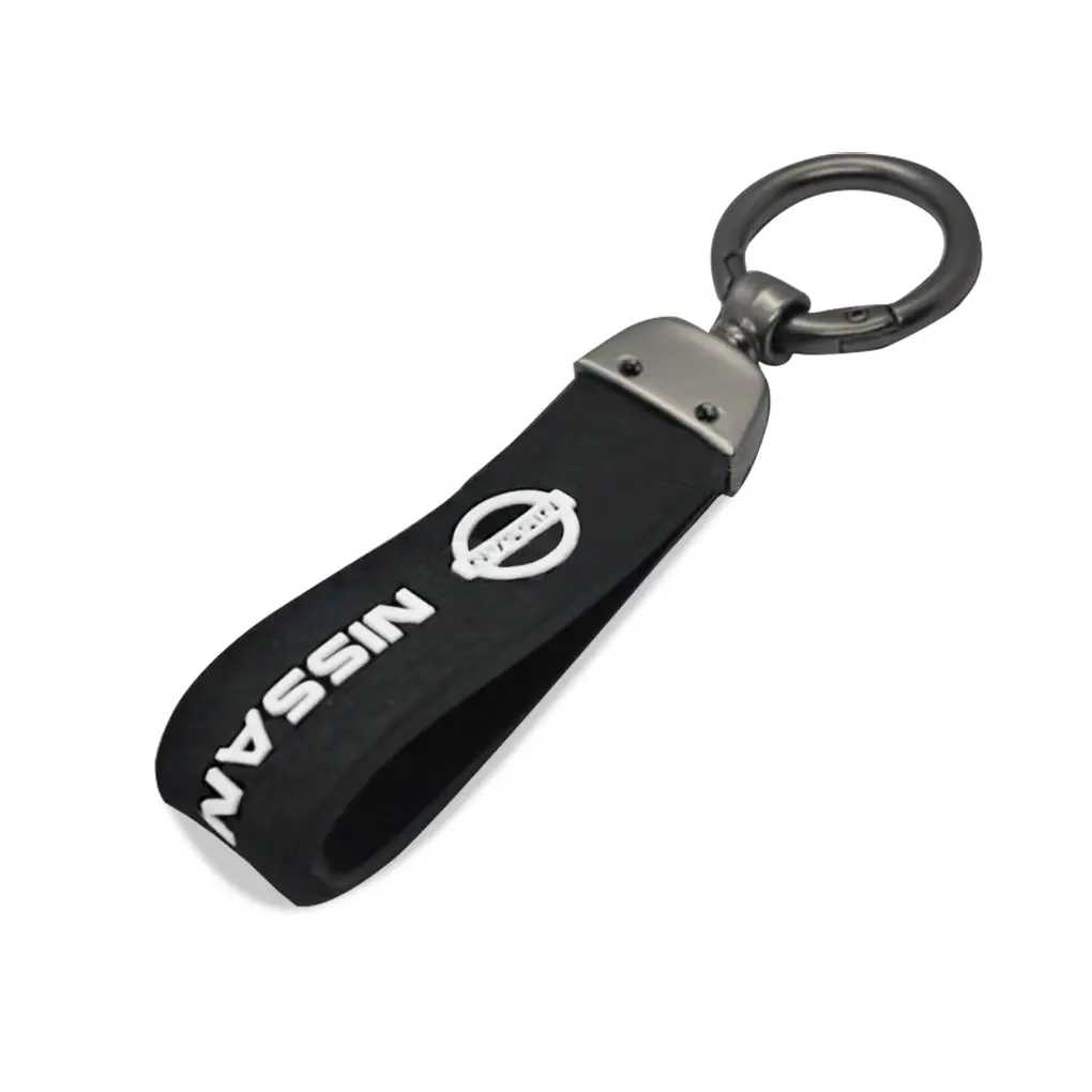 Nissan Car Logo Rubber Key Chain Key Ring 1