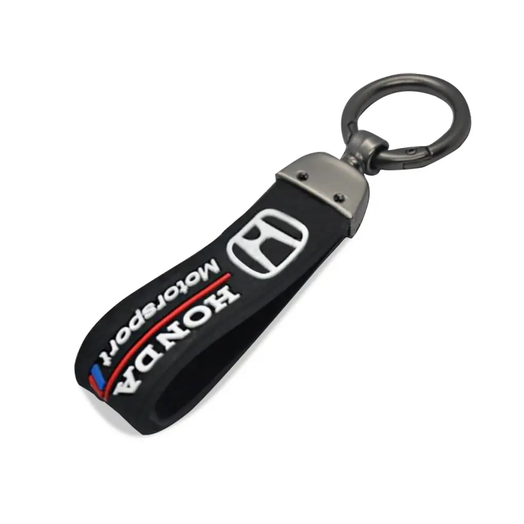 Honda Car Logo Rubber Key Chain Key Ring 1