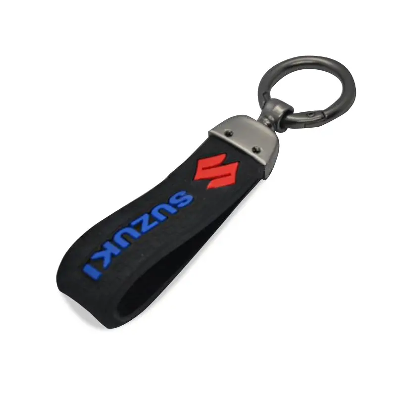 Suzuki Car Logo Rubber Key Chain Key Ring 1