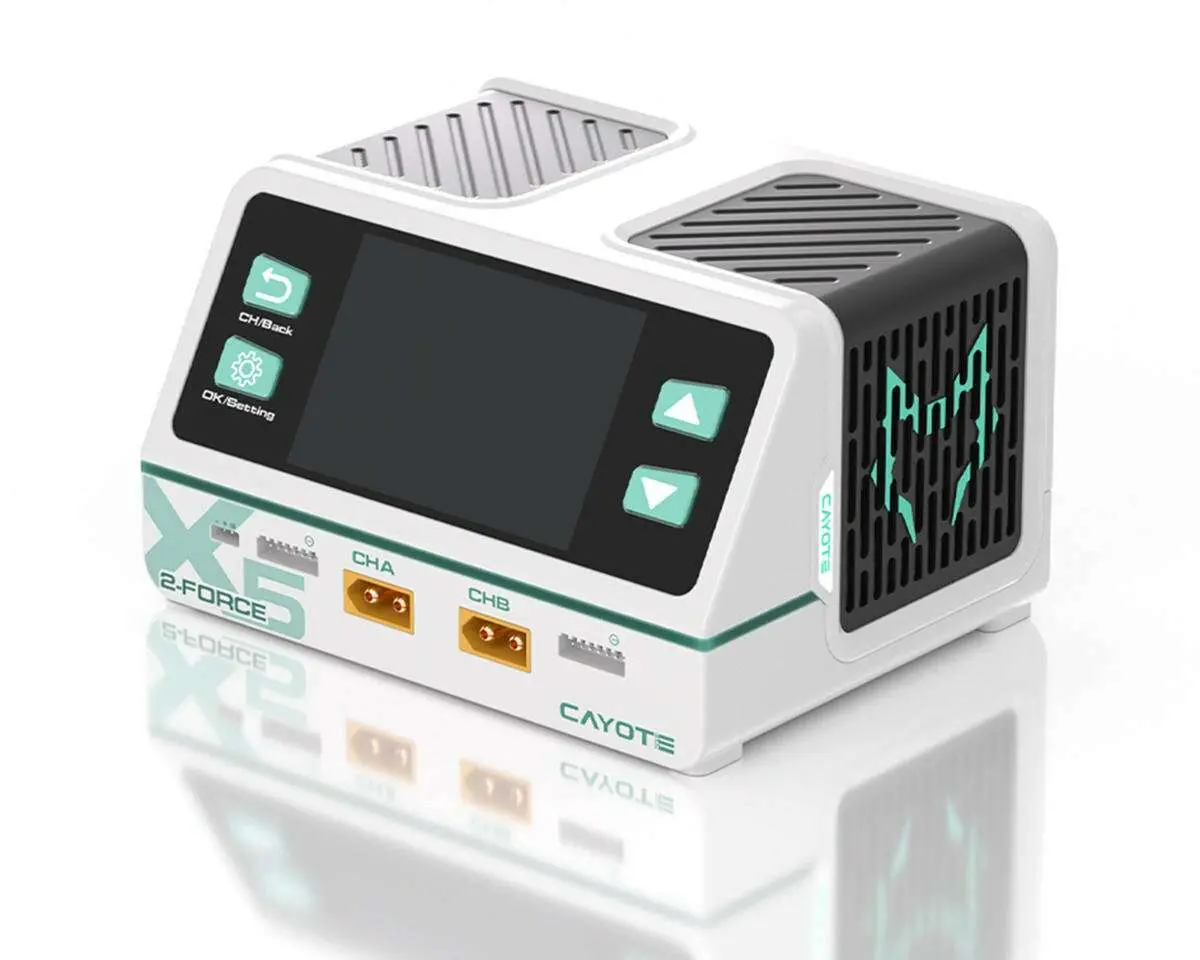Cayote 2-Force X5 Racing Dual Battery Charger 1