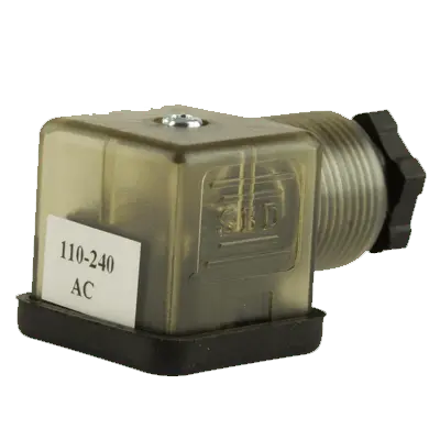 Din Plug Square 10-50V Ac/Dc Led 1