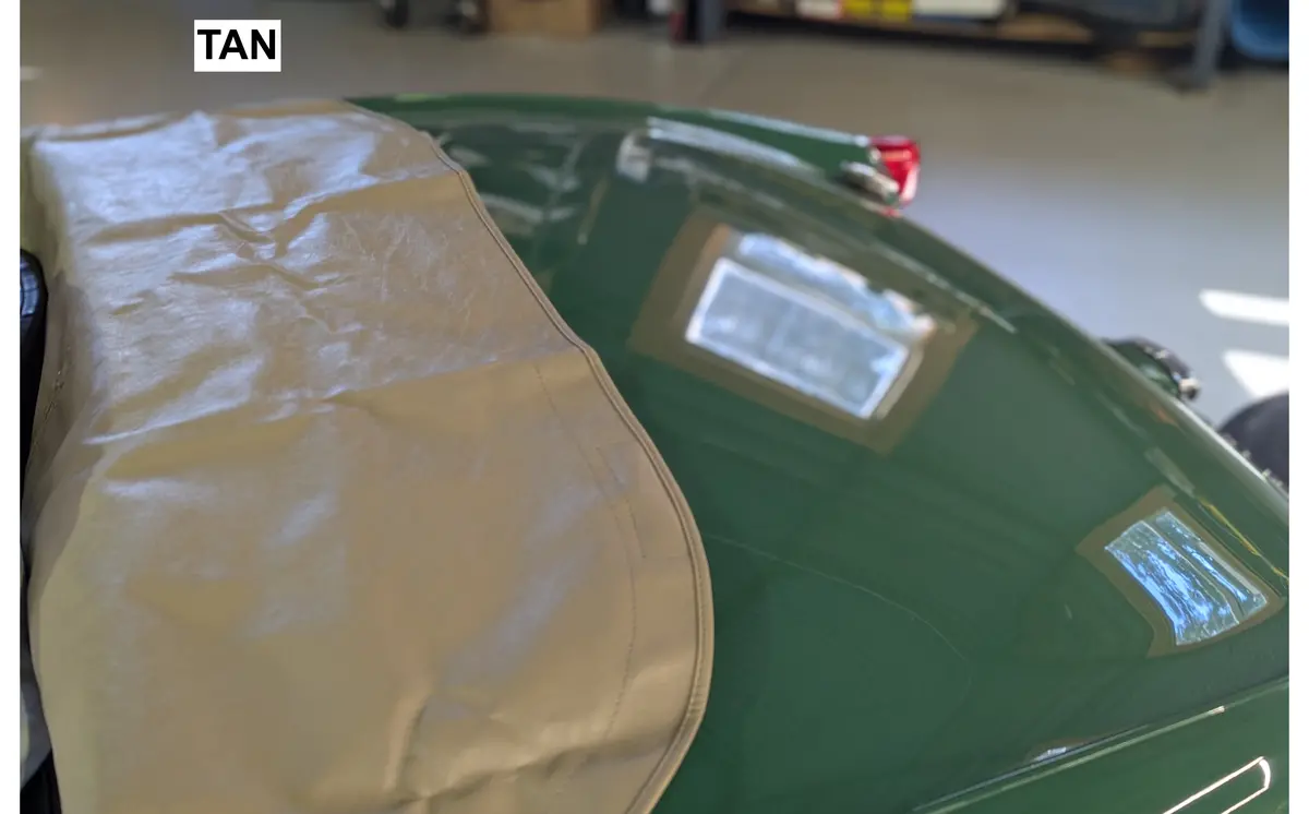 Bugeye Sprite Long Tonneau, Deluxe Supple Vinyl 7