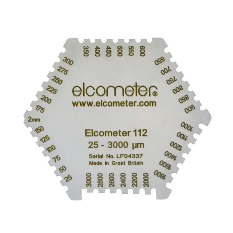 Elcometer 112Al Aluminium Wet Film Comb Pack Of 10 1