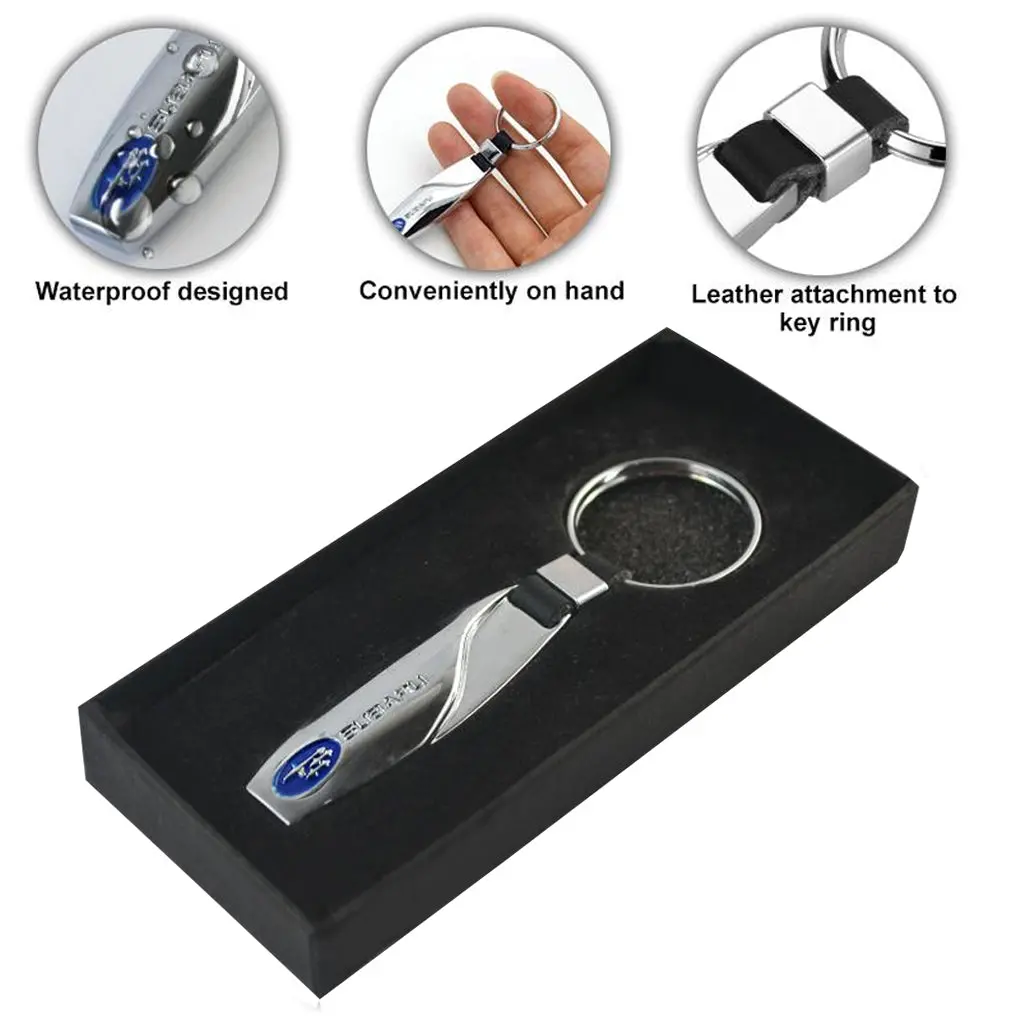 Keychain Keyring Holder Logo For Subaru 1
