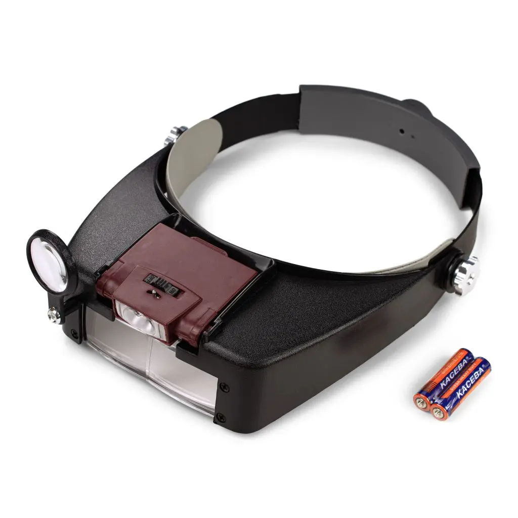 Enk2968  Adjustable Led Lighted Magnifying Visor 1