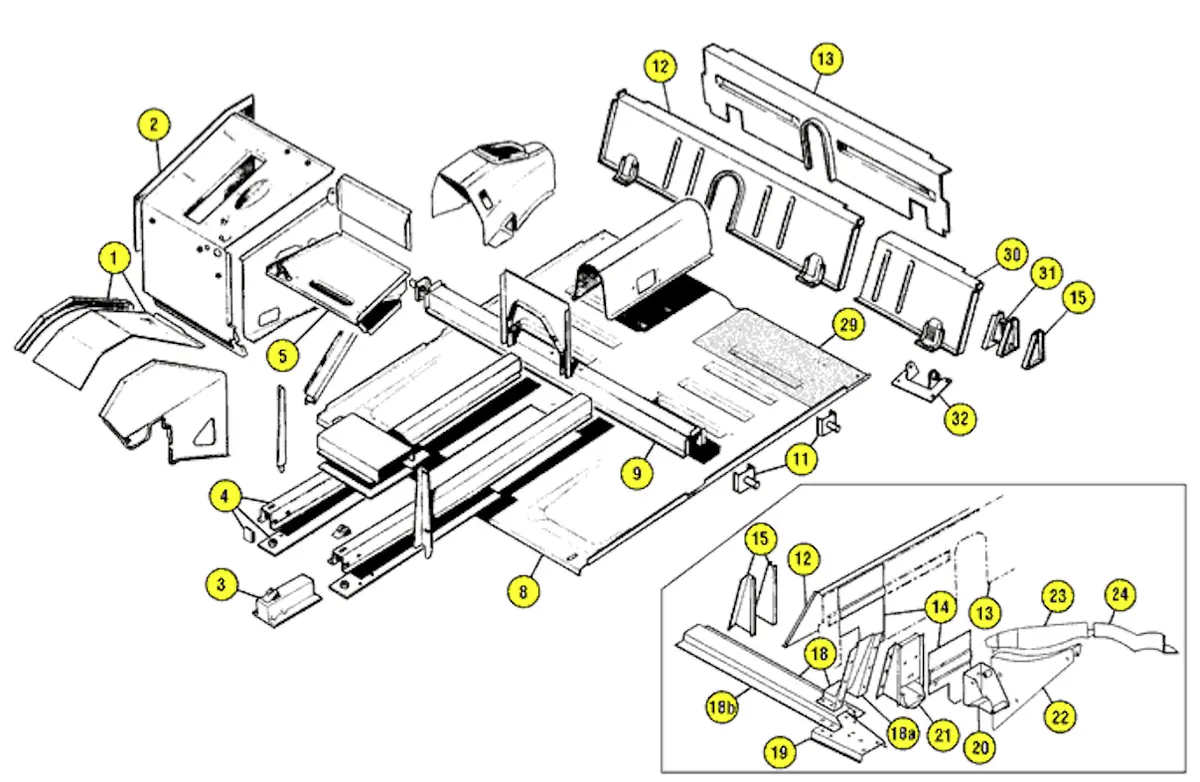 Footwell Repair Panel (Right Side) 1