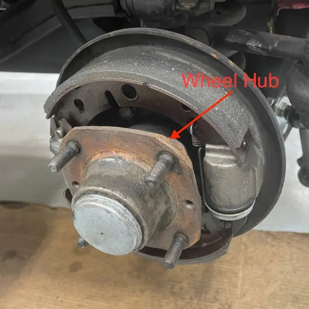 Used Drum Brake Front Hub 1
