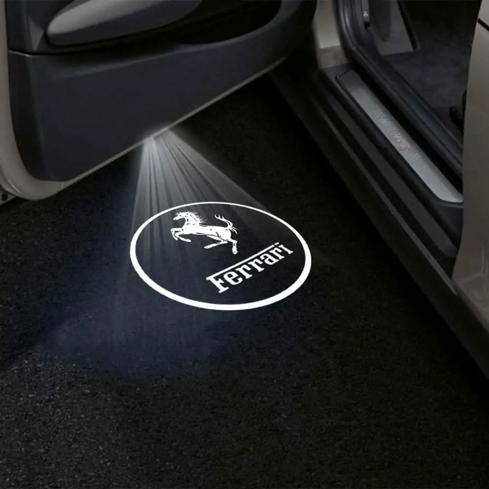 Ferrari Gtc4lusso Premium Door Puddle Lights Multiple Designs 2016–2020 1
