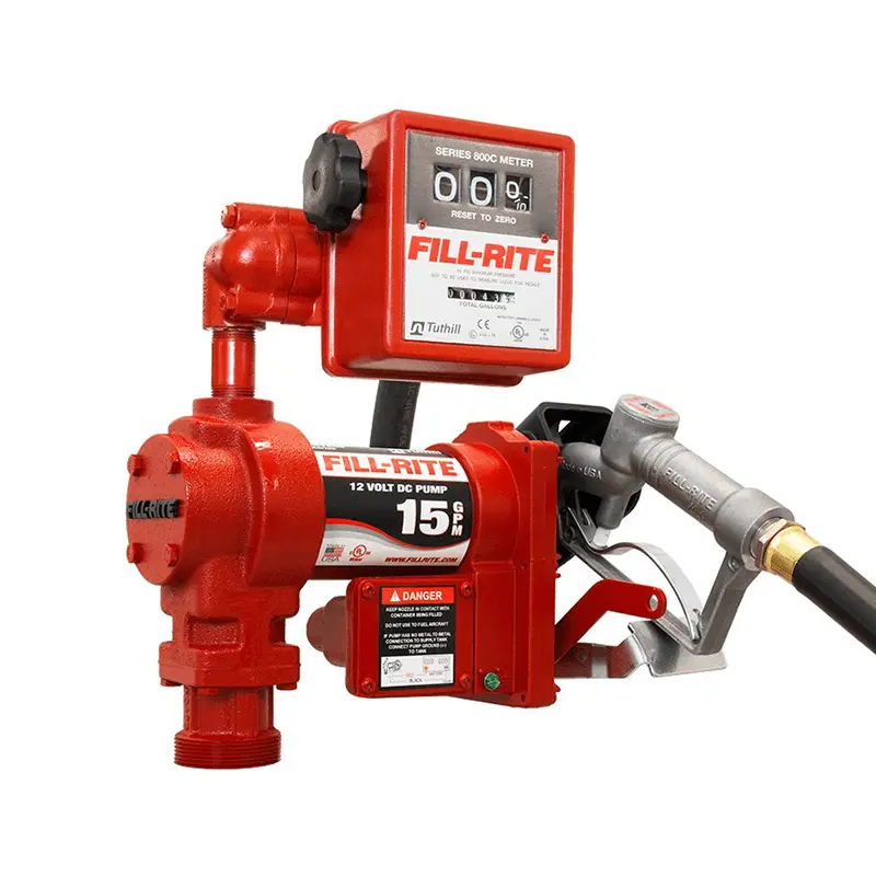 Fill-Rite 1200 Series 12V DC Fuel Transfer Pump Kit – 57 Liters Per Minute