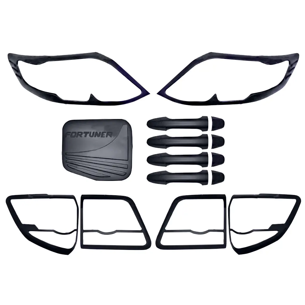 Toyota Fortuner 2012 - 2015 Matte Black Combo Set 1