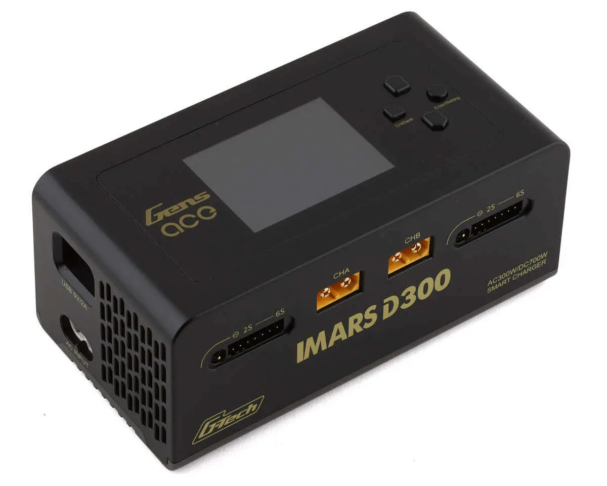 Gens Ace Imars D300 Smart Dual Ac/Dc Charger 1