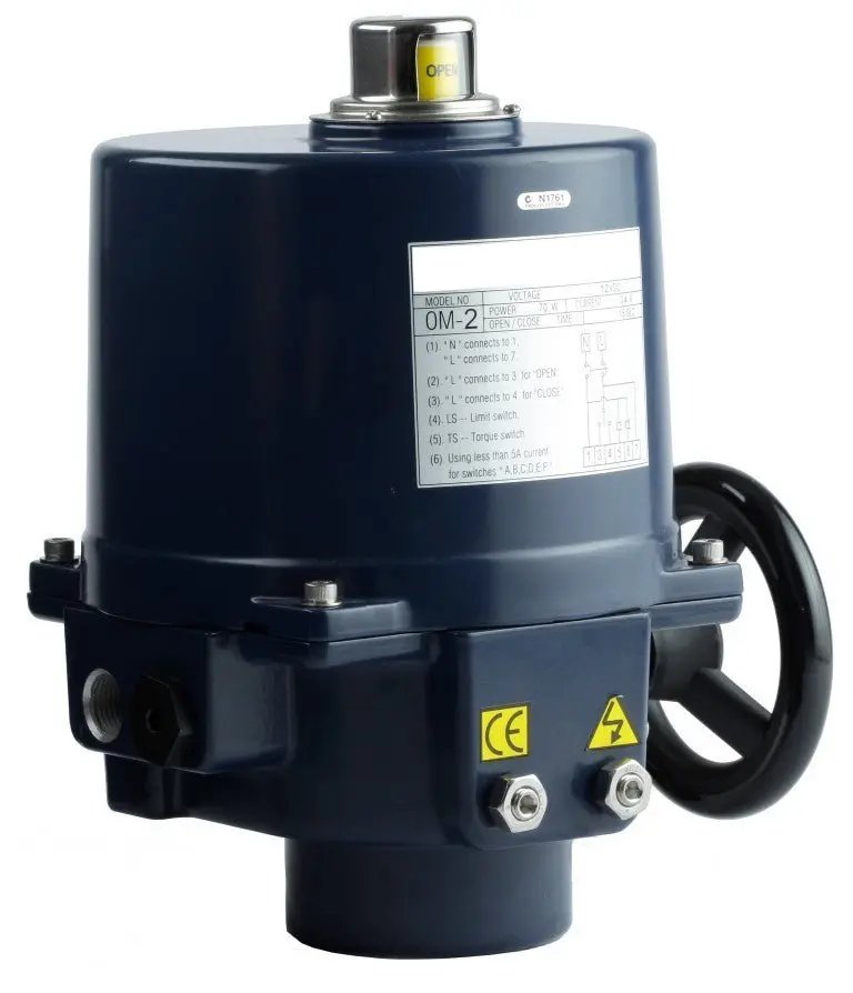 Go 0Mm Double Acting Modulating Electric Actuator 240V Ac 1