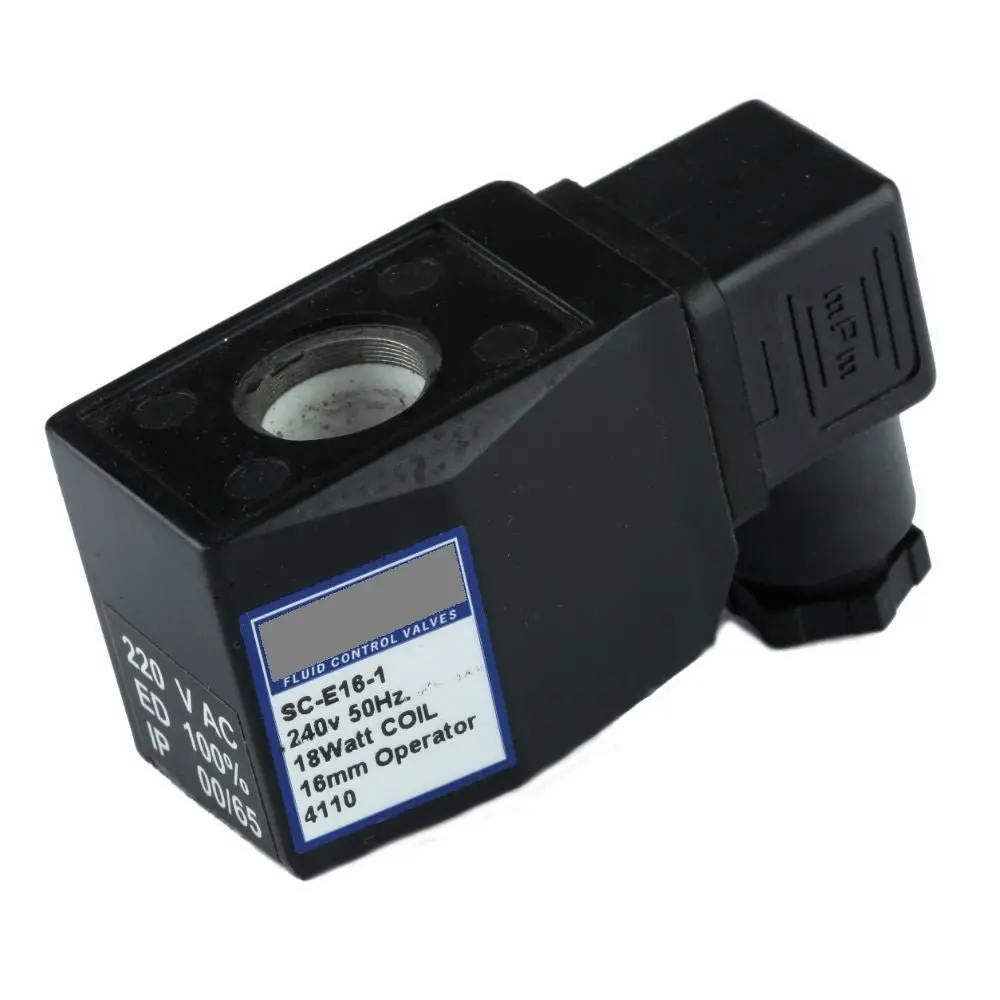 Go 12V Dc 16 W With Din Plug Solenoid Valve Coil 16.2Mm 1