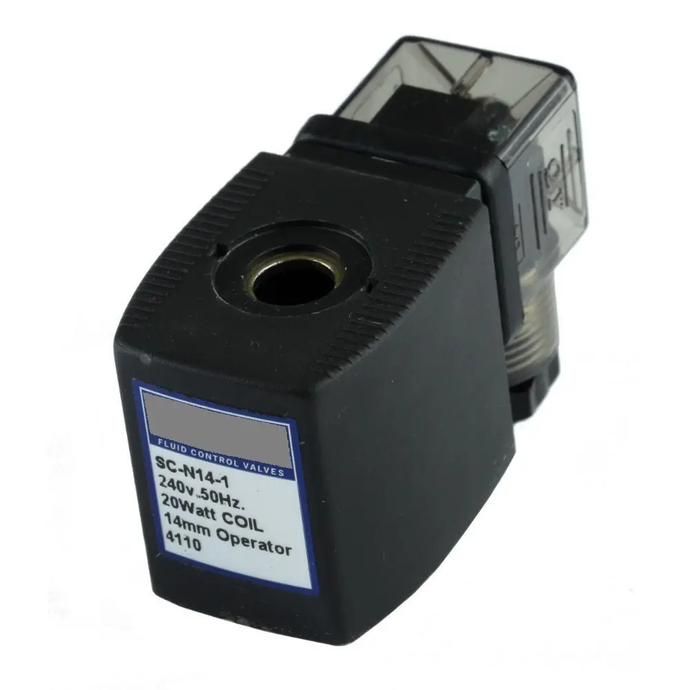 Go 12V Dc 20 W With Din Plug Solenoid Valve Coil 14.4Mm 1