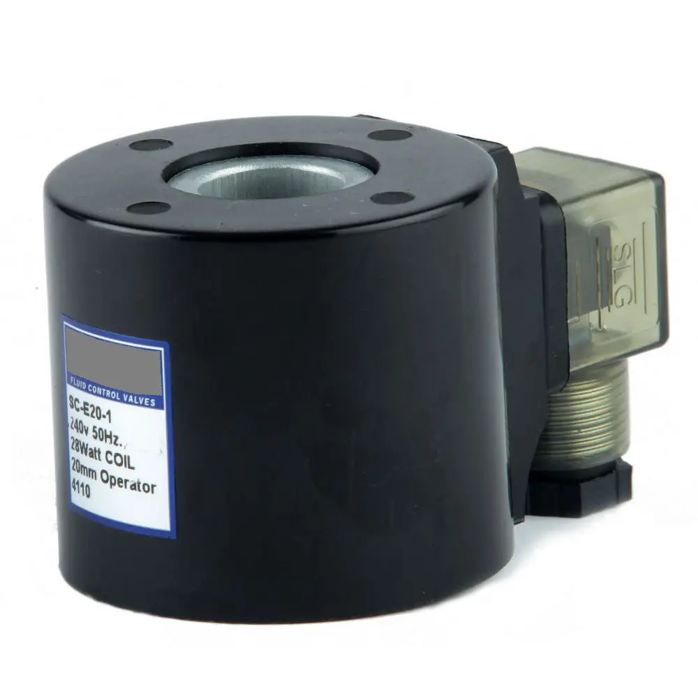 Go 12V Dc 24 W With Din Plug Solenoid Valve Coil 20Mm 1