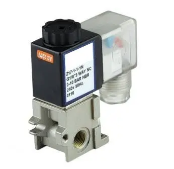 Go 1/8" (6Mm) Z17 3 Way Direct Acting Normally Closed Solenoid Valve 1
