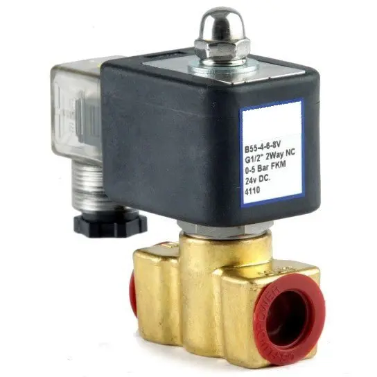 Go B55 Brass Petrochemical Direct Acting Normally Closed Solenoid Valves 1