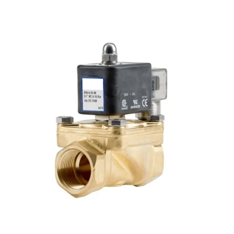 Go B55 Brass Petrochemical Zero Differential Normally Closed Solenoid Valves 1