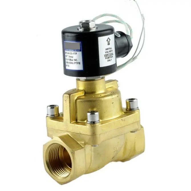 Go B75 Brass Steam And High Temp Normally Closed Solenoid Valves 1