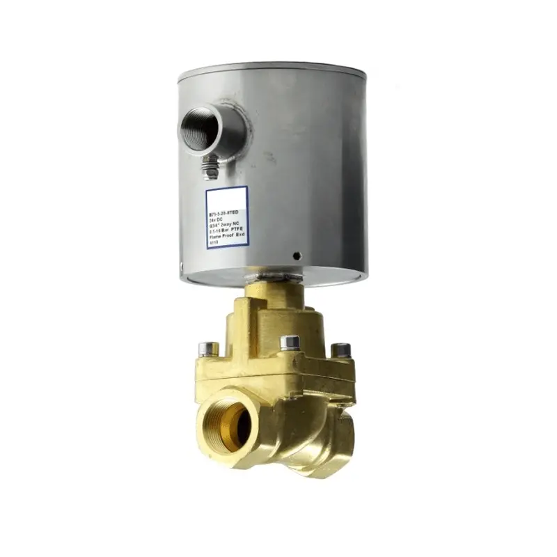 Go B75ed Brass Exd Rated High Pressure Normally Closed Solenoid Valves 1