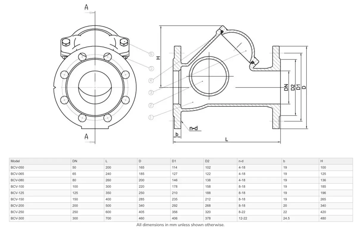 Go Ball Check Valves Back Flow Prevention Ductile Iron Bcv 3